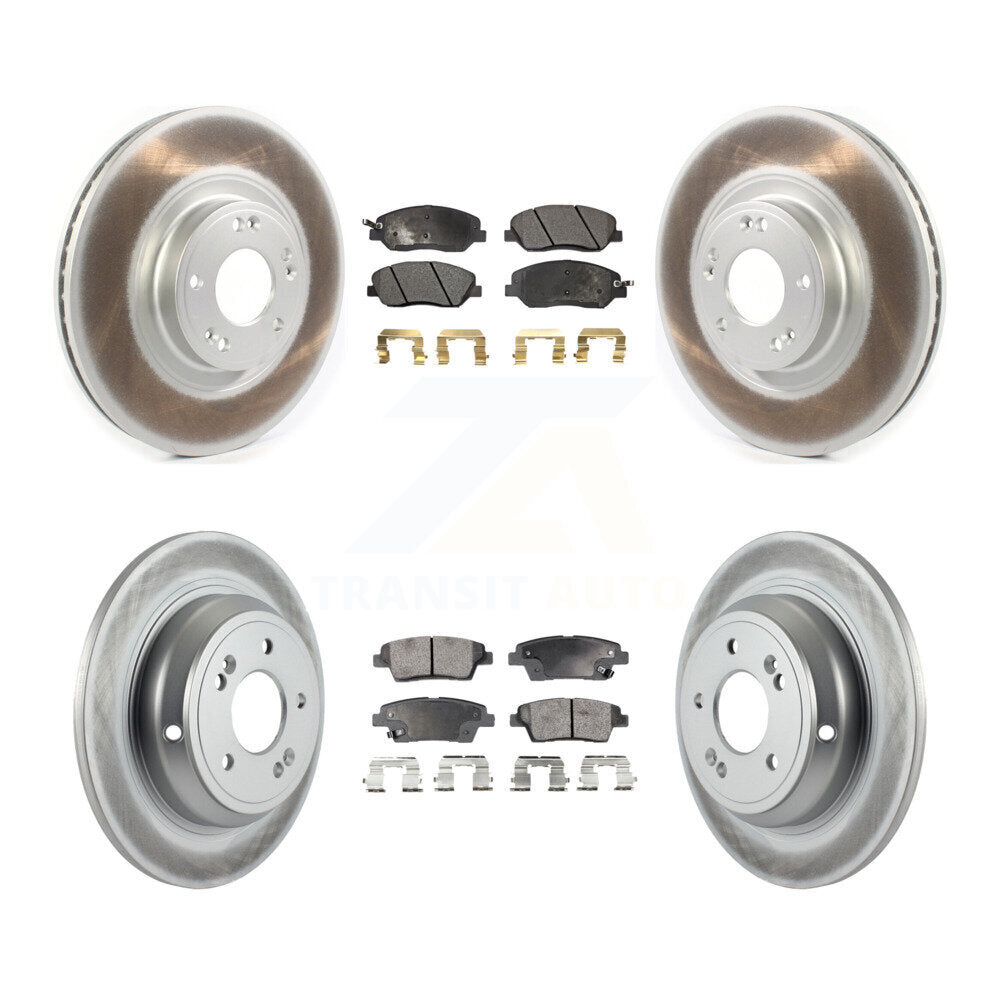 Transit Auto KGF-101985 Disc Brake Kit for 2012 Hyundai Genesis - Front and Rear