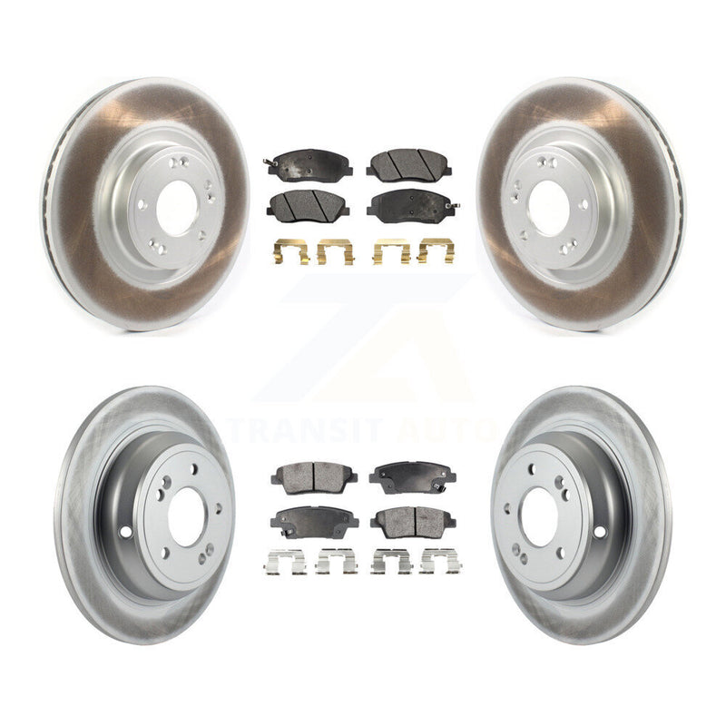 Transit Auto KGF-101985 Disc Brake Kit for 2012 Hyundai Genesis - Front and Rear