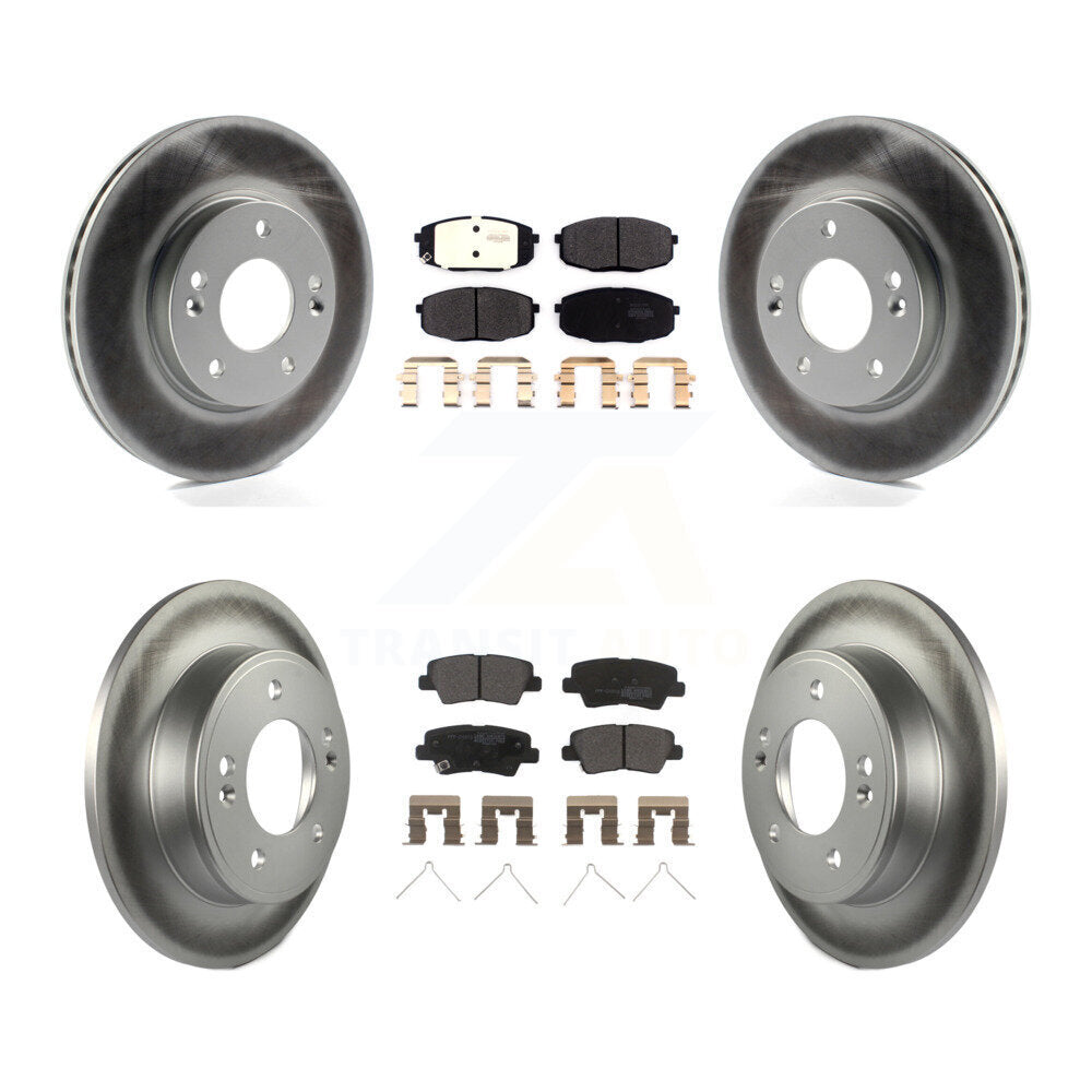 Transit Auto KGF-101987 Disc Brake Kit for 2017-2023 Kia Forte, Hyundai Kona and More - Front and Rear