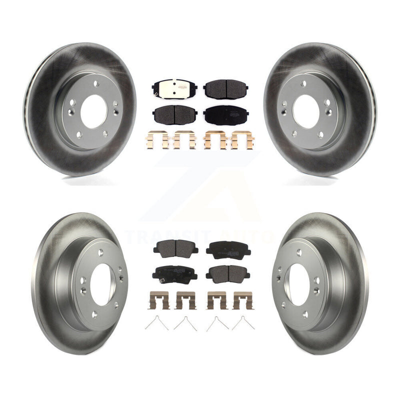Transit Auto KGF-101987 Disc Brake Kit for 2017-2023 Kia Forte, Hyundai Kona and More - Front and Rear