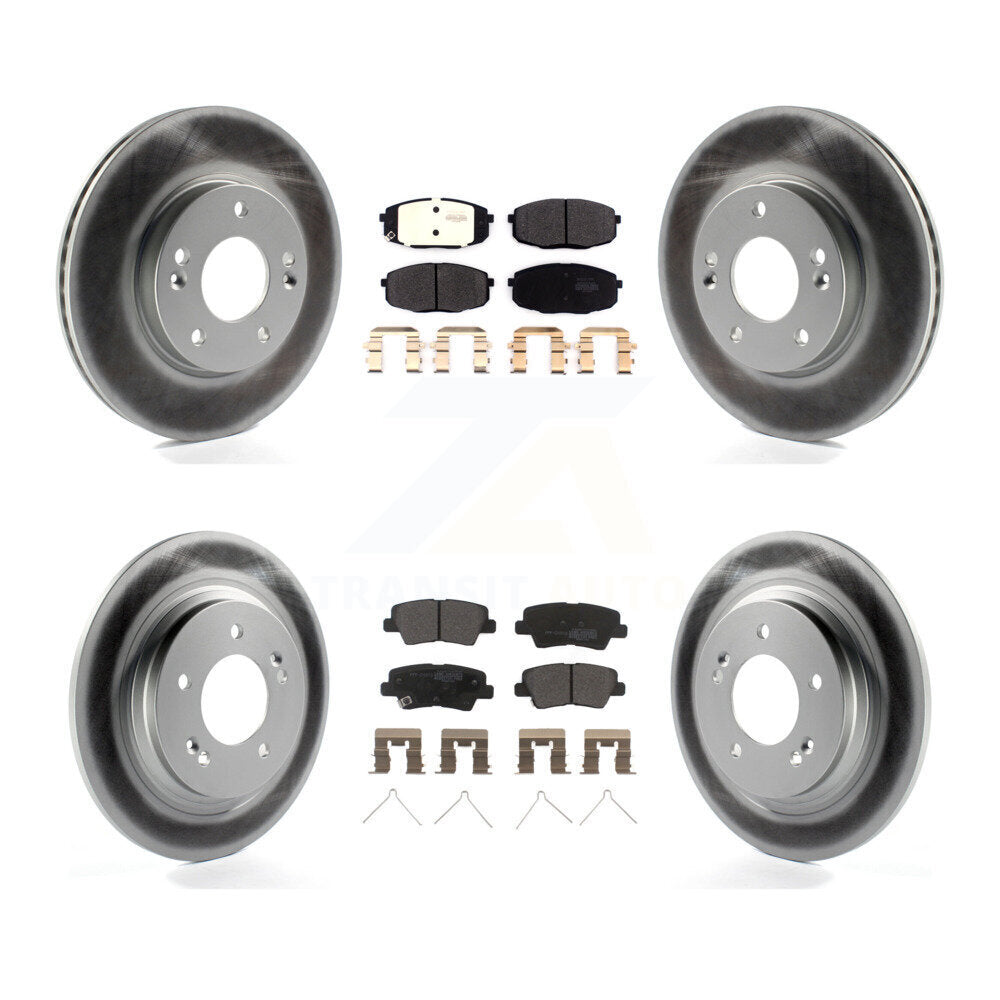 Transit Auto KGF-101988 Disc Brake Kit for 2018-2022 Kia Forte5, Hyundai Elantra GT - Front and Rear