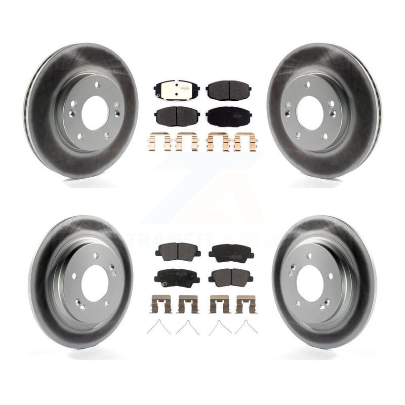 Transit Auto KGF-101988 Disc Brake Kit for 2018-2022 Kia Forte5, Hyundai Elantra GT - Front and Rear