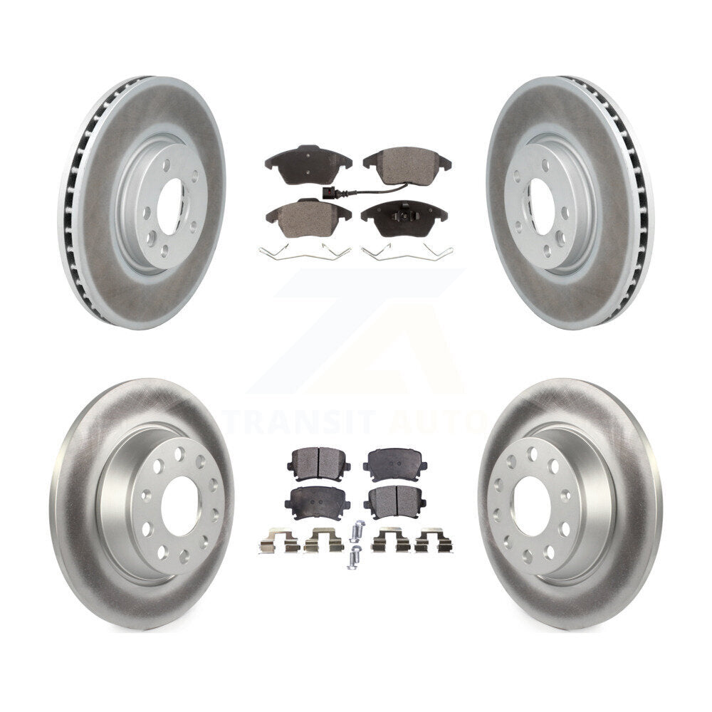 Transit Auto KGF-101991 Disc Brake Kit for 2009-2012 Volkswagen CC - Front and Rear