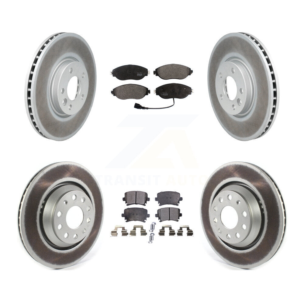 Transit Auto KGF-101992 Disc Brake Kit for 2013-2016 Volkswagen CC - Front and Rear