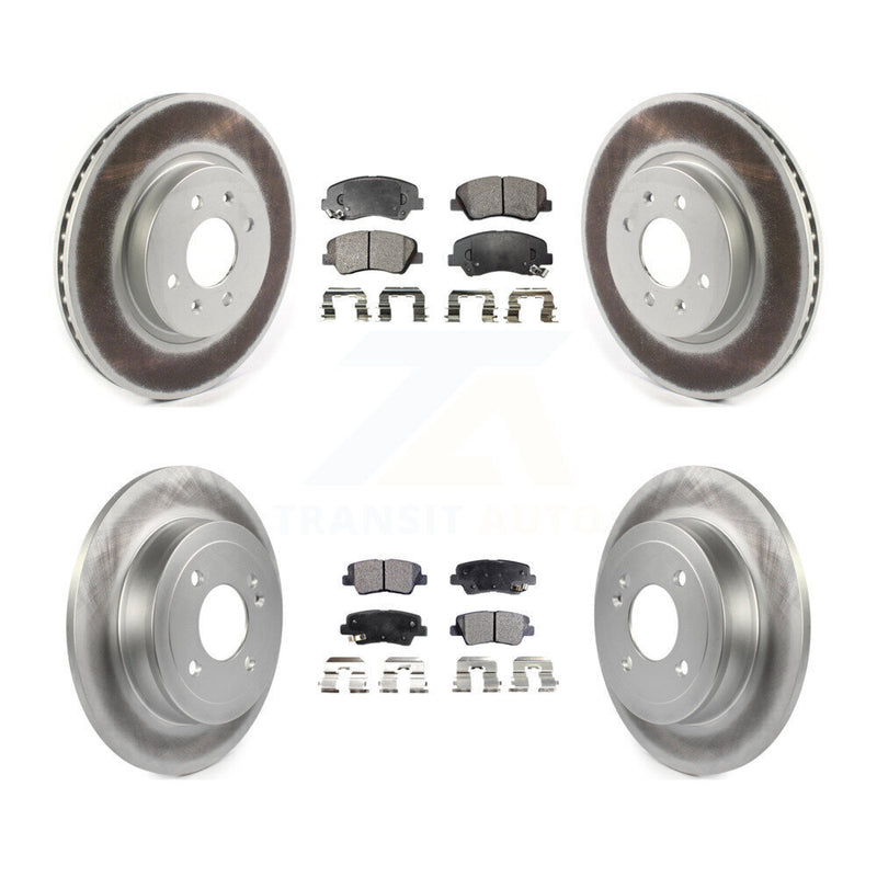 Transit Auto KGF-101993 Disc Brake Kit for 2012-2017 Kia Rio - Front and Rear