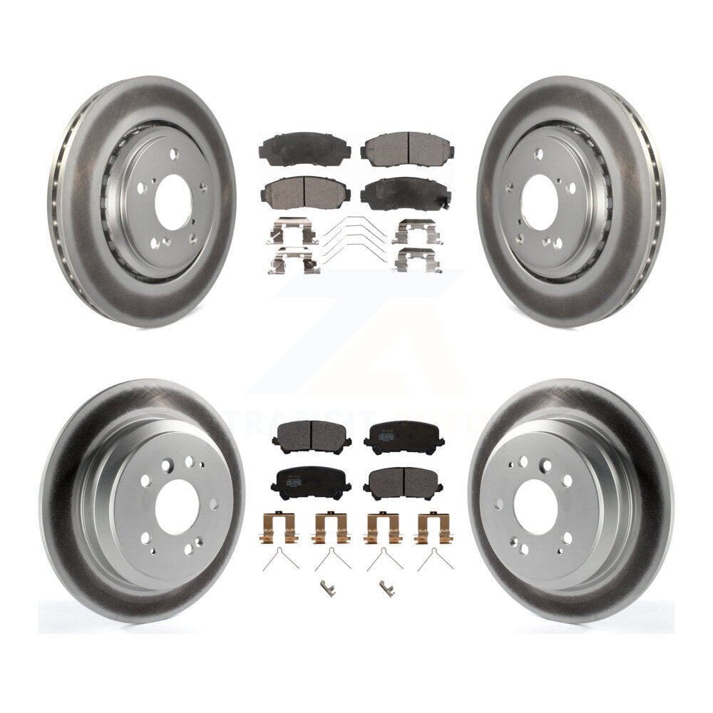 Transit Auto KGF-101996 Disc Brake Kit for 2019-2024 Honda Passport - Front and Rear