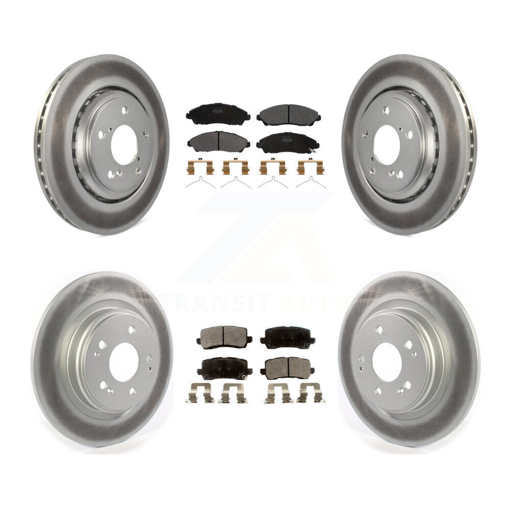 Transit Auto KGF-101997 Disc Brake Kit for 2017-2020 Acura MDX - Front and Rear