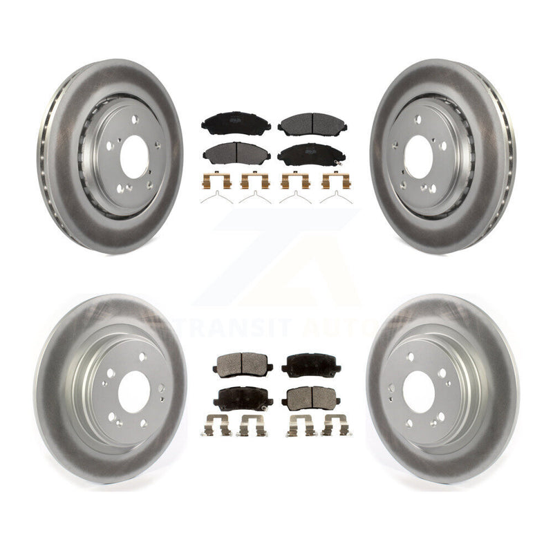 Transit Auto KGF-101997 Disc Brake Kit for 2017-2020 Acura MDX - Front and Rear