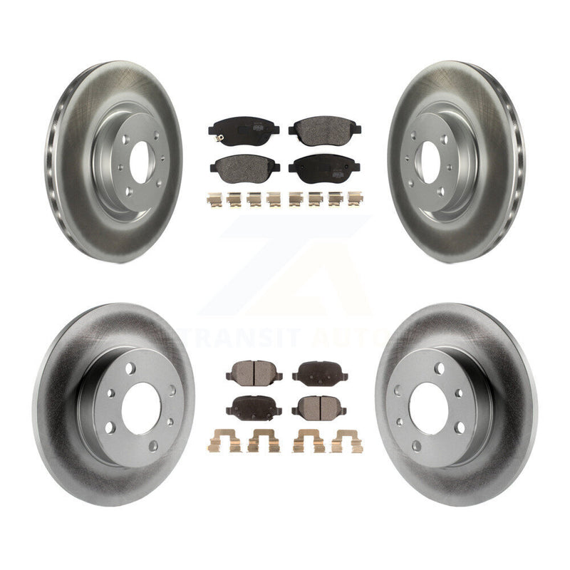 Transit Auto KGF-101999 Disc Brake Kit for 2012-2013 Fiat 500 - Front and Rear