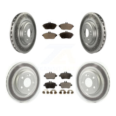 Transit Auto KGF-102001 Disc Brake Kit for 2014-2018 Mercedes-Benz CLA250 - Front and Rear