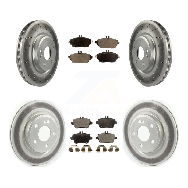 Transit Auto KGF-102001 Disc Brake Kit for 2014-2018 Mercedes-Benz CLA250 - Front and Rear