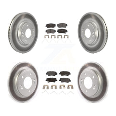 Transit Auto KGF-102008 Disc Brake Kit for 2017-2020 Hyundai Elantra - Front and Rear