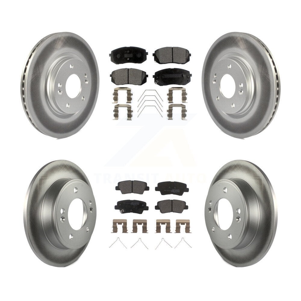 Transit Auto KGF-102009 Disc Brake Kit for 2021 Kia Forte5 - Front and Rear
