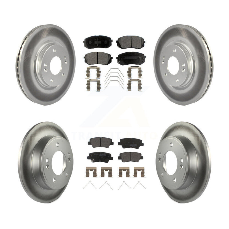 Transit Auto KGF-102009 Disc Brake Kit for 2021 Kia Forte5 - Front and Rear