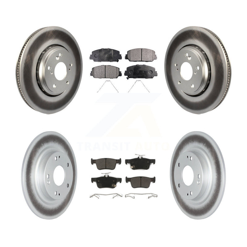 Transit Auto KGF-102016 Disc Brake Kit for 2017-2020 Honda Civic - Front and Rear