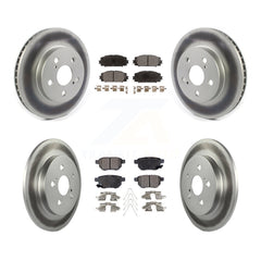Transit Auto KGF-102018 Disc Brake Kit for 2016-2022 Toyota Corolla, Toyota Prius AWD-e and More - Front and Rear