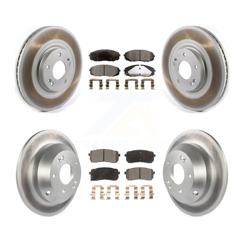 Transit Auto KGF-102019 Disc Brake Kit for 2015-2021 Kia Sedona - Front and Rear