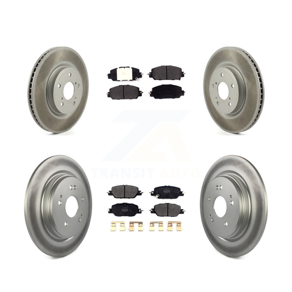 Transit Auto KGF-102022 Disc Brake Kit for 2017-2023 Honda CR-V - Front and Rear