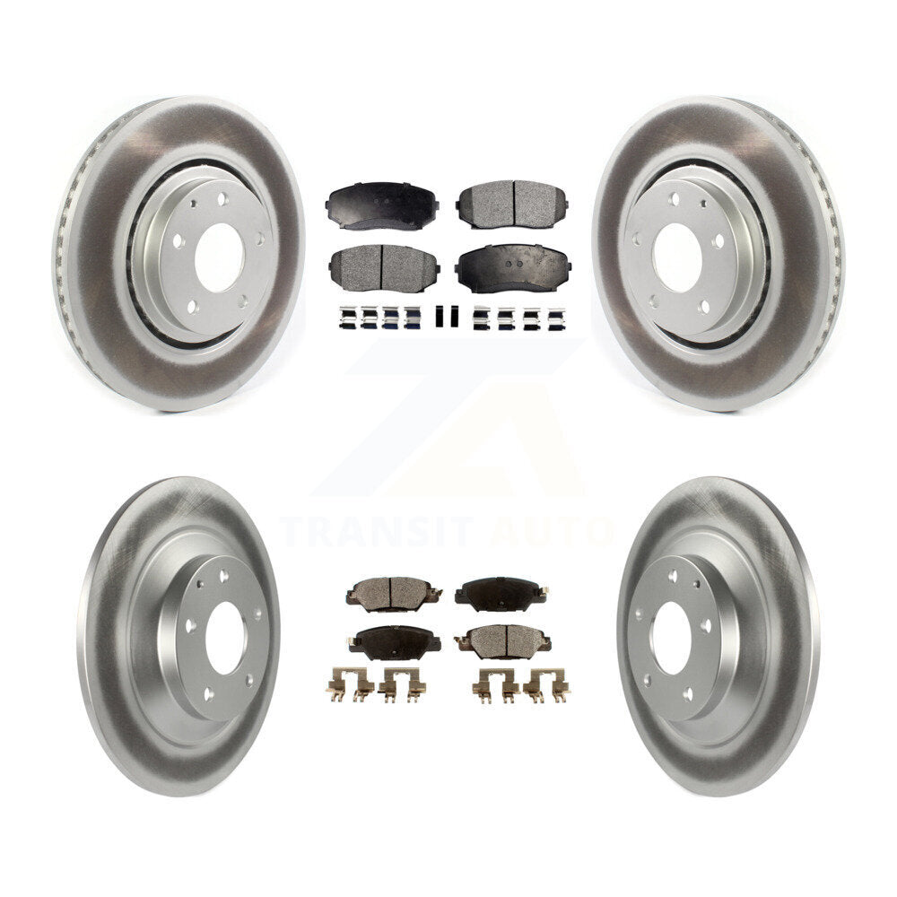 Transit Auto KGF-102023 Disc Brake Kit for 2019-2024 Mazda CX-5 - Front and Rear