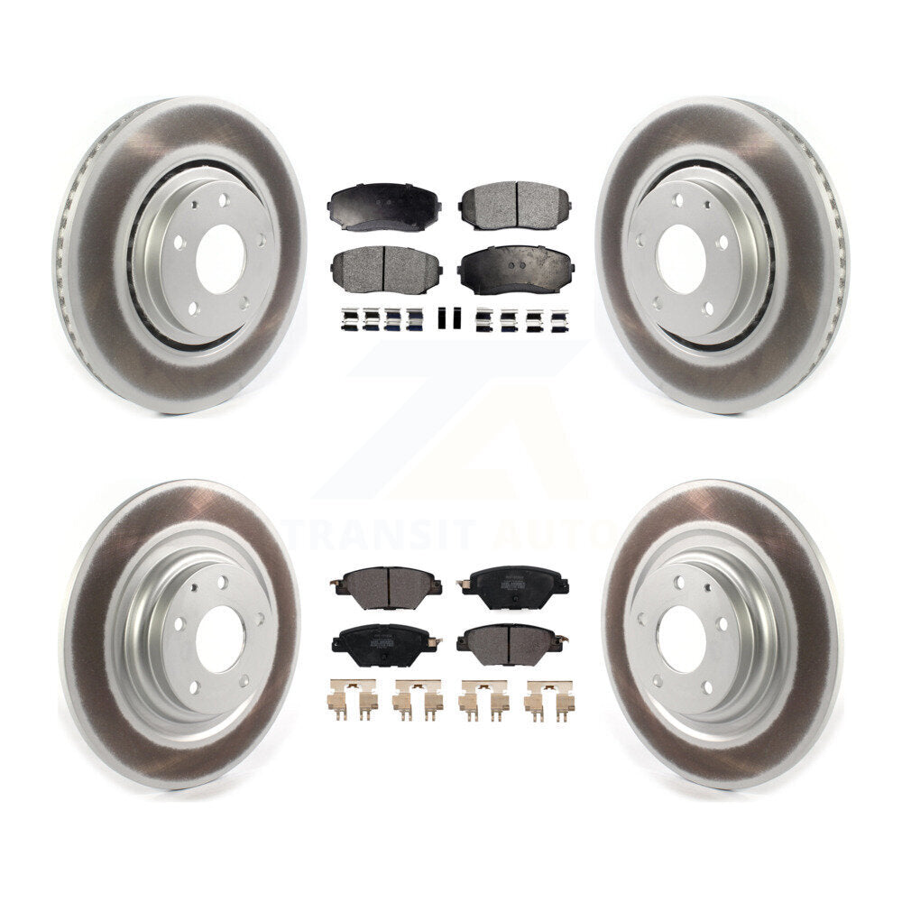 Transit Auto KGF-102024 Disc Brake Kit for 2016-2023 Mazda CX-9 - Front and Rear