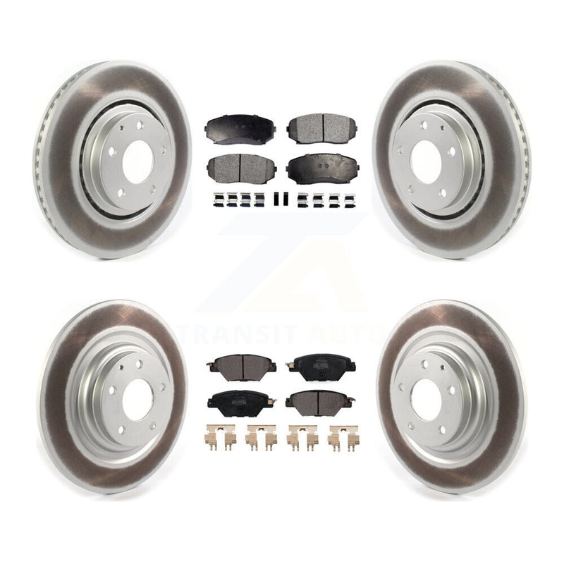 Transit Auto KGF-102024 Disc Brake Kit for 2016-2023 Mazda CX-9 - Front and Rear