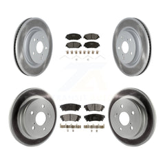 Transit Auto KGF-102025 Disc Brake Kit for 2018-2024 Toyota Camry, Lexus ES300h and More - Front and Rear