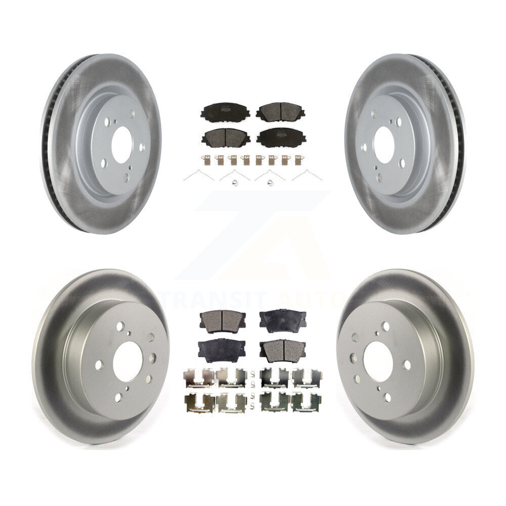 Transit Auto KGF-102026 Disc Brake Kit for 2018-2024 Toyota Camry - Front and Rear