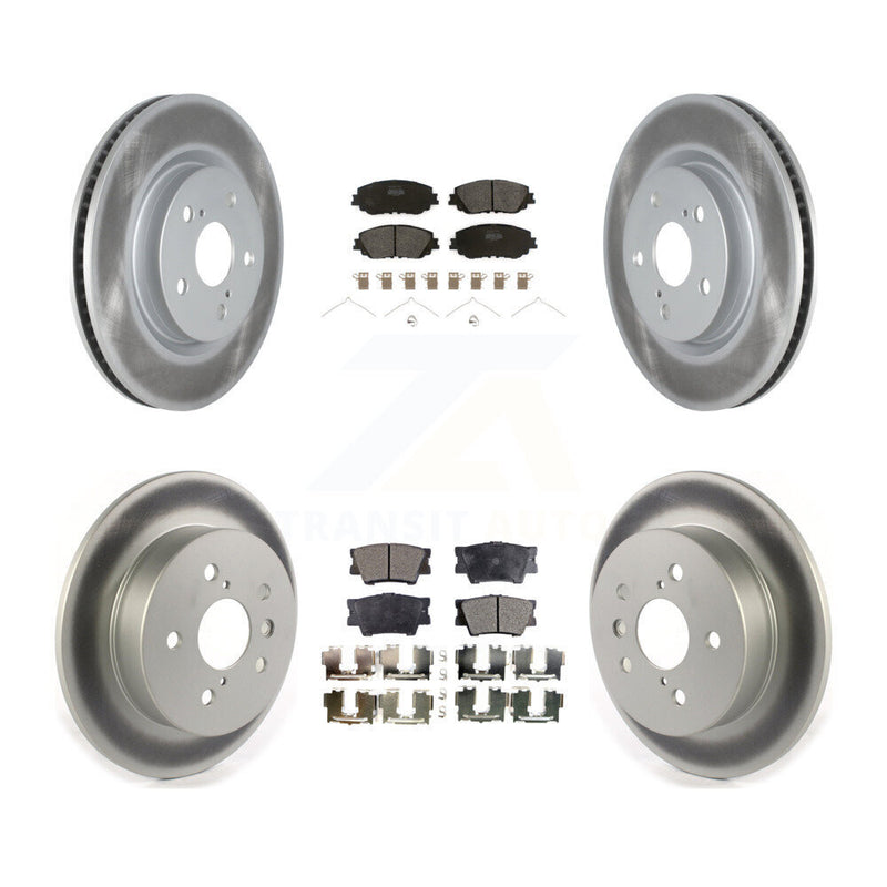 Transit Auto KGF-102026 Disc Brake Kit for 2018-2024 Toyota Camry - Front and Rear