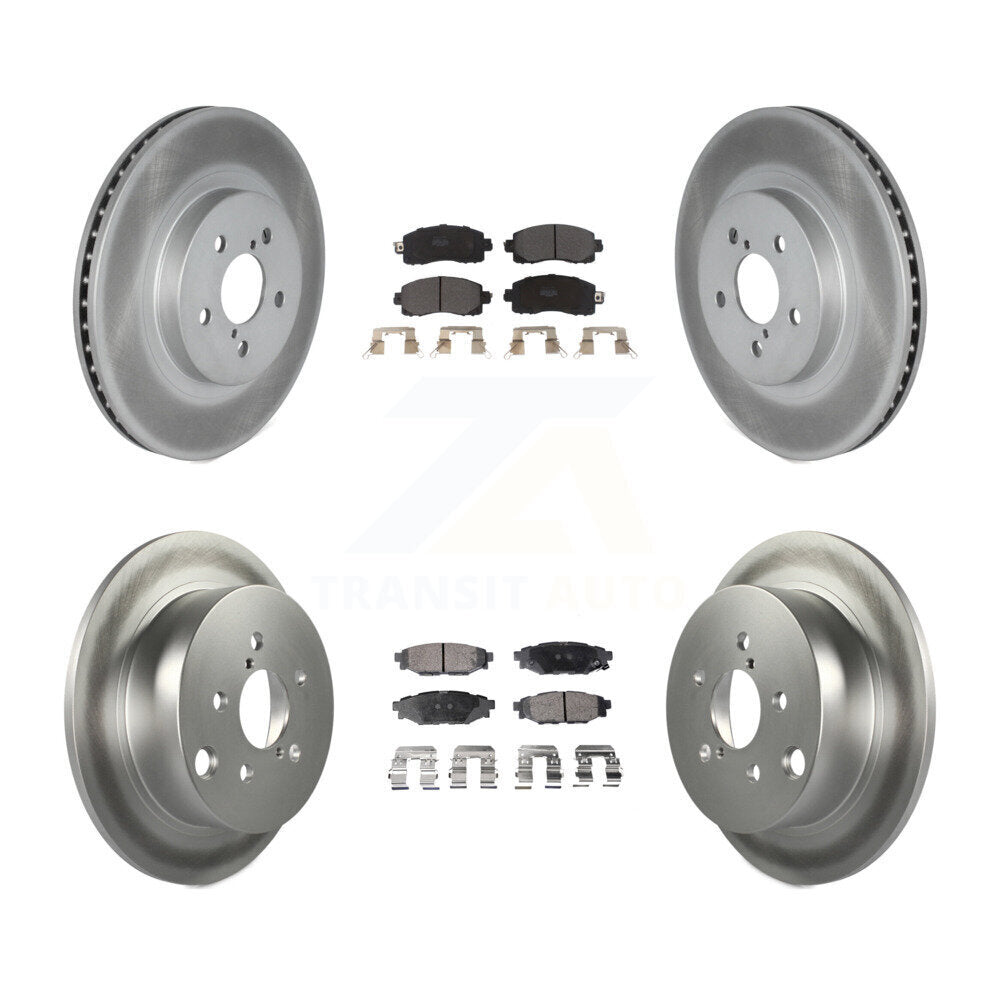 Transit Auto KGF-102028 Disc Brake Kit for 2017-2023 Subaru Crosstrek, Subaru Impreza - Front and Rear