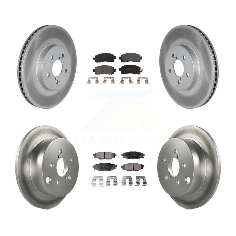 Transit Auto KGF-102028 Disc Brake Kit for 2017-2023 Subaru Crosstrek, Subaru Impreza - Front and Rear