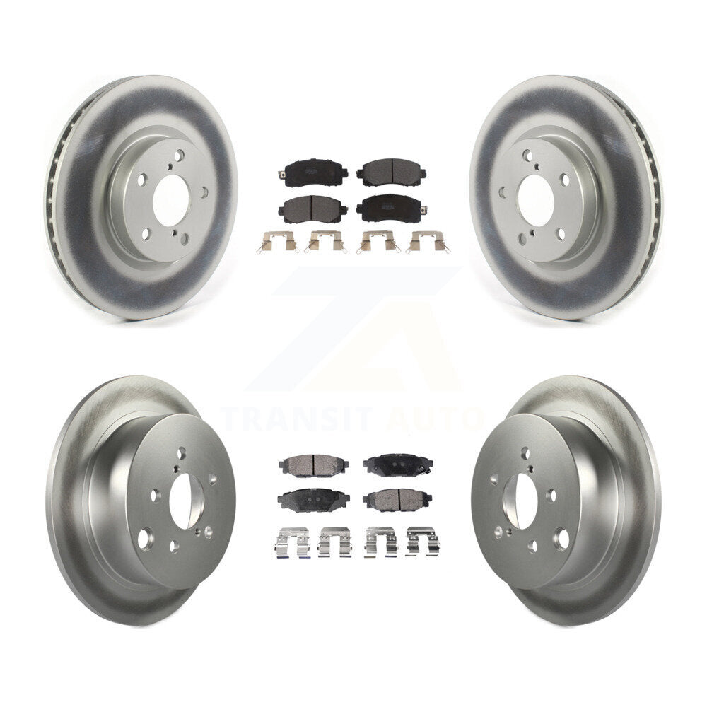 Transit Auto KGF-102030 Disc Brake Kit for 2017-2023 Subaru Impreza - Front and Rear