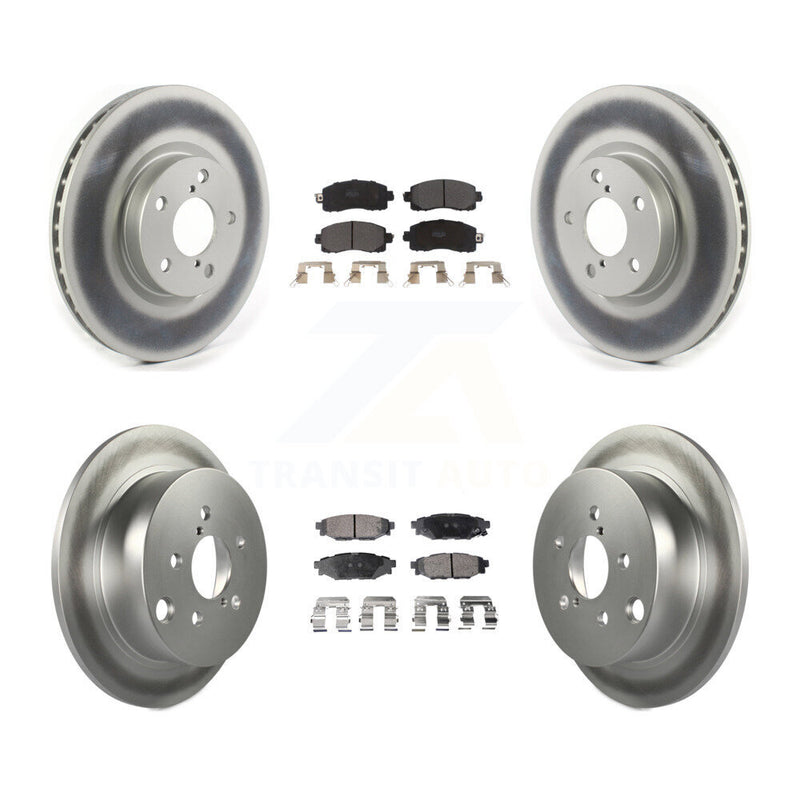 Transit Auto KGF-102030 Disc Brake Kit for 2017-2023 Subaru Impreza - Front and Rear