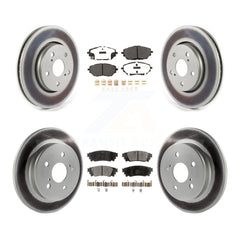 Transit Auto KGF-102033 Disc Brake Kit for 2018 Toyota C-HR - Front and Rear