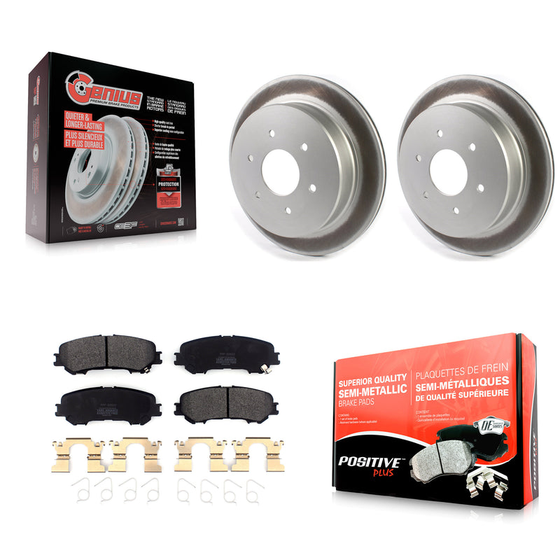 Transit Auto KGF-102073 Disc Brake Kit for 2017-2023 Nissan TITAN - Rear