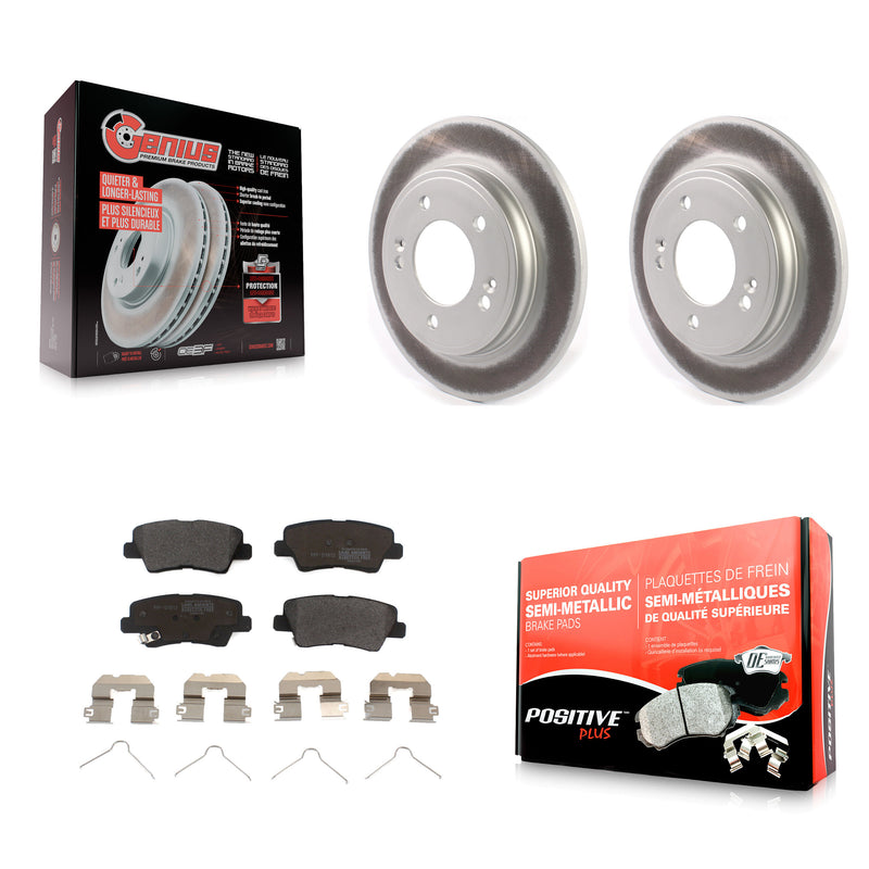 Transit Auto KGF-102075 Disc Brake Kit for 2017-2022 Kia Niro, Hyundai Elantra, Hyundai Ioniq - Rear