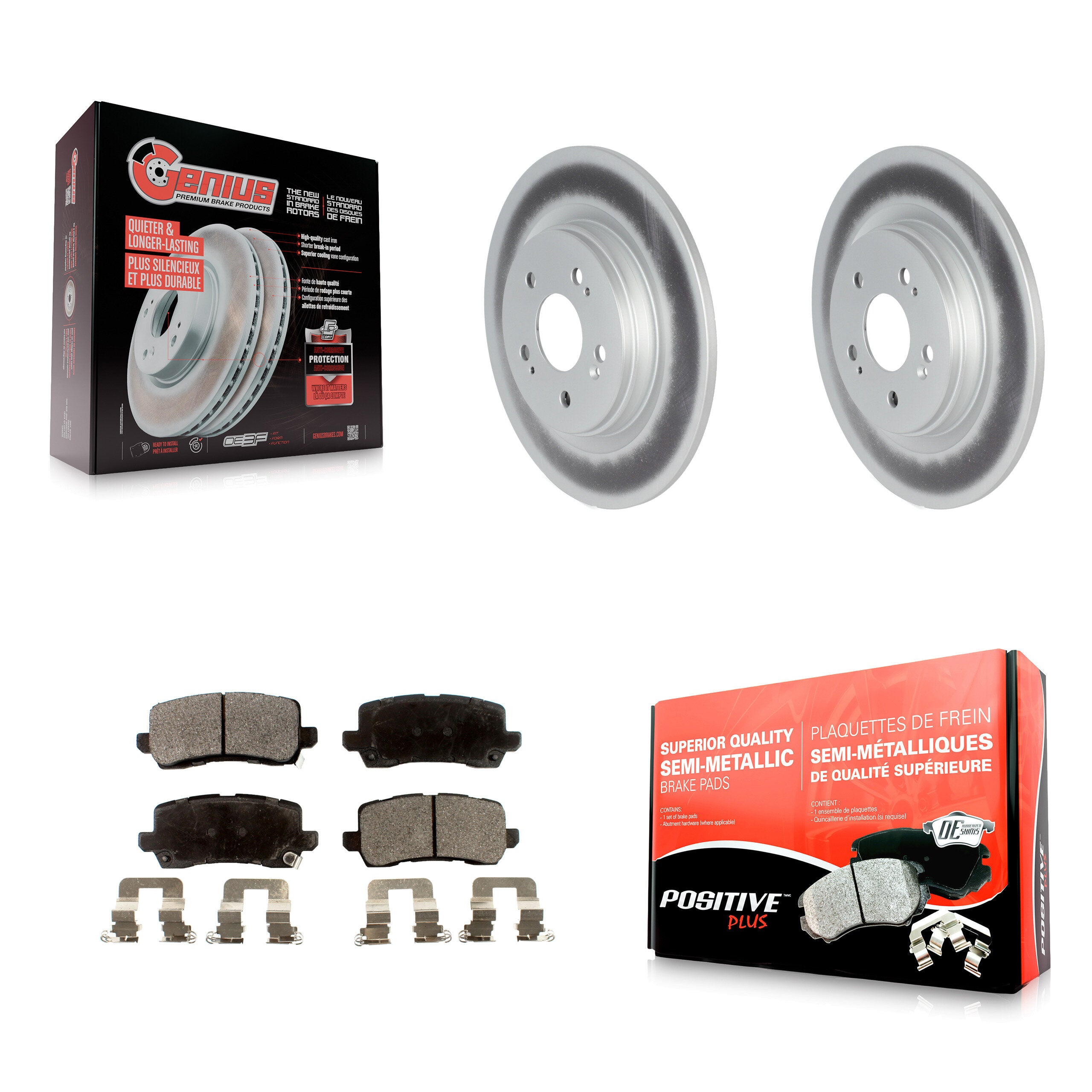Transit Auto KGF-102077 Disc Brake Kit for 2018-2023 Honda Odyssey - Rear