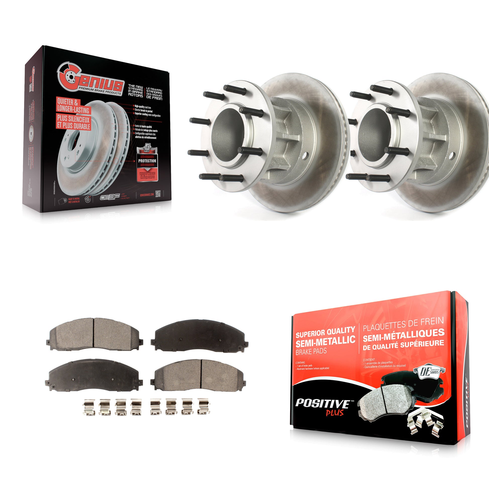Transit Auto KGF-102085 Disc Brake Kit for 2013-2022 Ford F-250 Super Duty, Ford F-350 Super Duty - Front