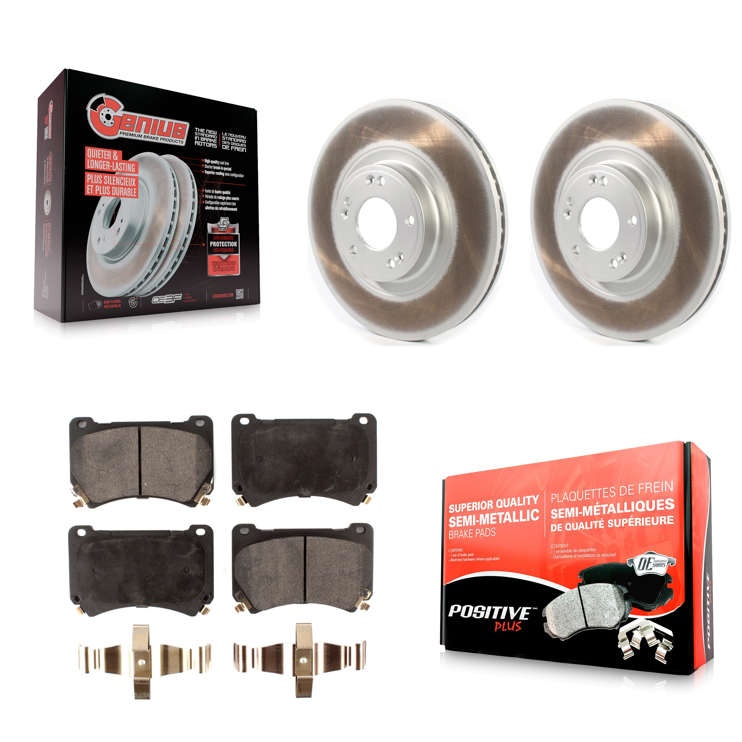 Transit Auto KGF-102093 Disc Brake Kit for 2009-2014 Hyundai Genesis - Front