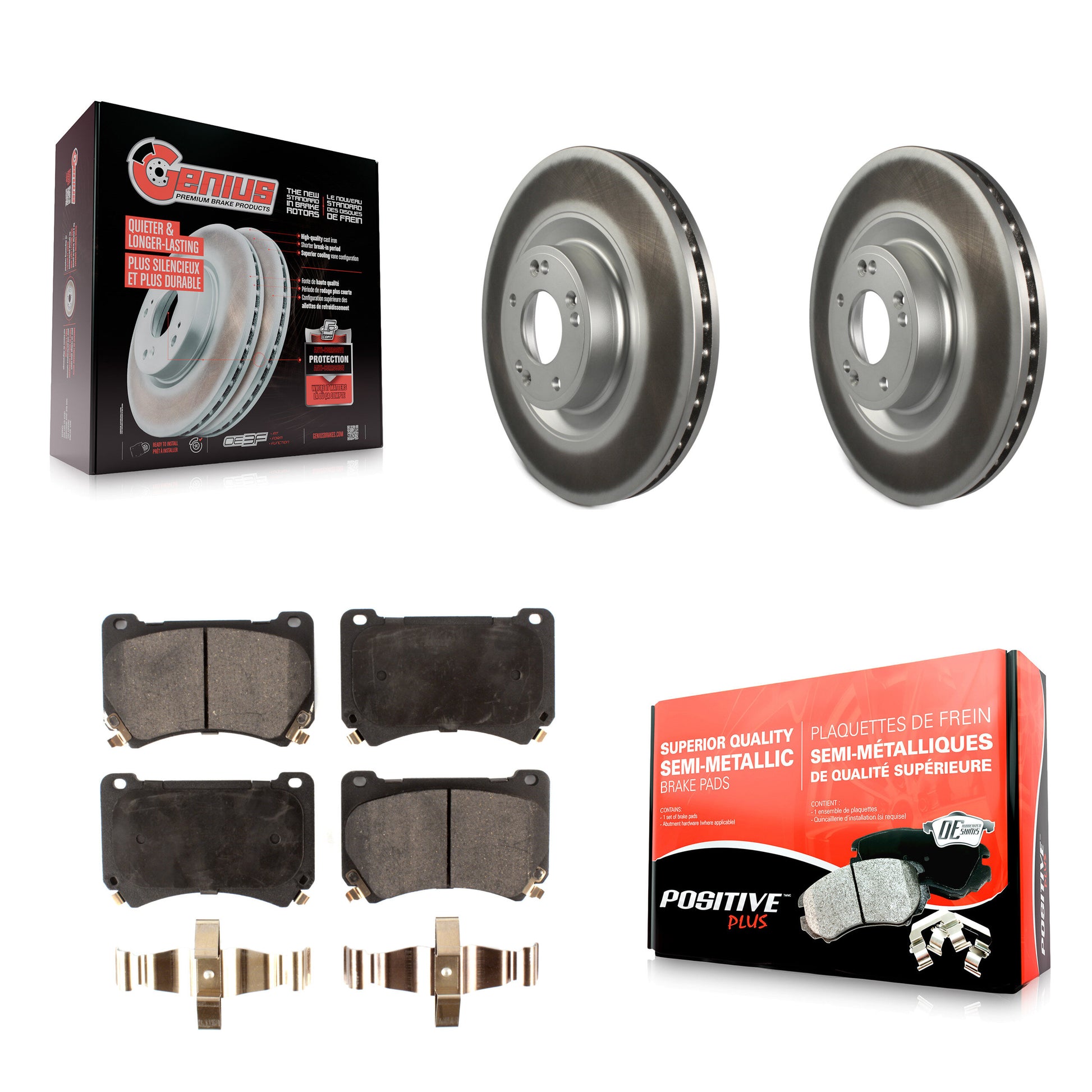 Transit Auto KGF-102096 Disc Brake Kit for 2011-2014 Hyundai Genesis, Hyundai Equus - Front