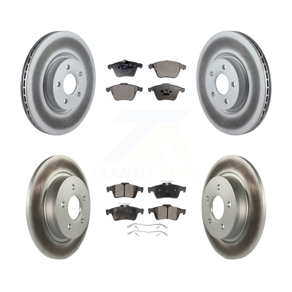 Transit Auto KGF-102104 Disc Brake Kit for 2004-2013 Volvo C70, Volvo S40, Volvo V50 - Front and Rear