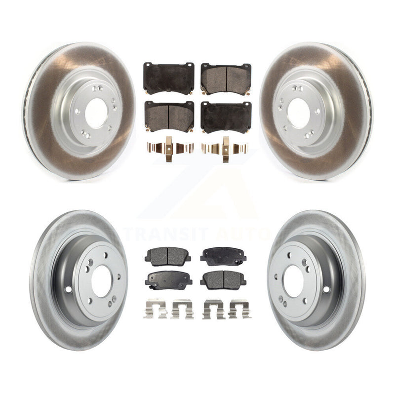 Transit Auto KGF-102106 Disc Brake Kit for 2009-2010 Hyundai Genesis - Front and Rear