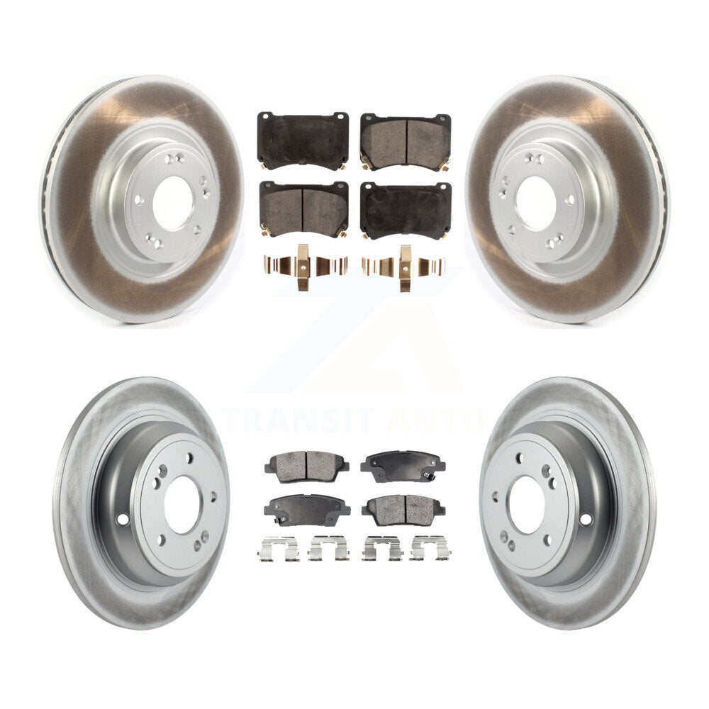 Transit Auto KGF-102107 Disc Brake Kit for 2010-2014 Hyundai Genesis - Front and Rear