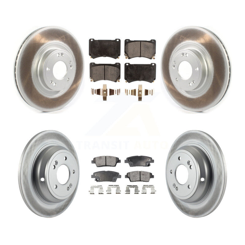 Transit Auto KGF-102107 Disc Brake Kit for 2010-2014 Hyundai Genesis - Front and Rear