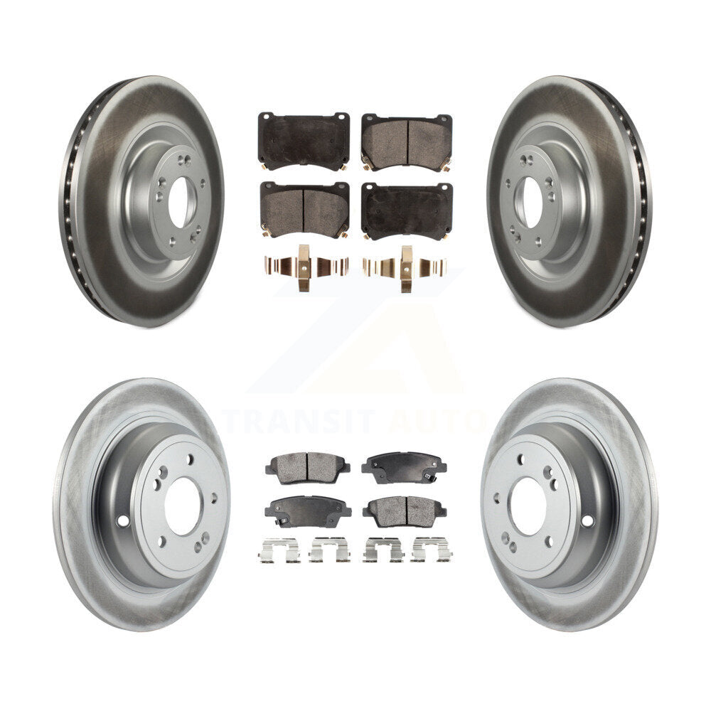 Transit Auto KGF-102109 Disc Brake Kit for 2012-2014 Hyundai Genesis - Front and Rear