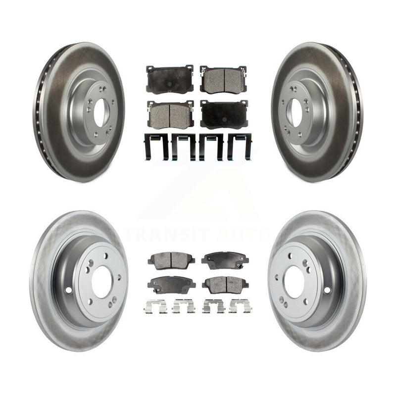 Transit Auto KGF-102110 Disc Brake Kit for 2015-2017 Genesis G80, Kia K900, Hyundai Genesis - Front and Rear