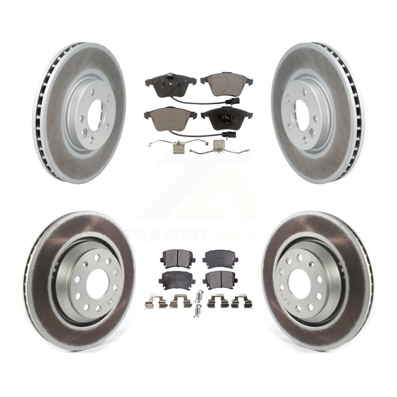 Transit Auto KGF-102111 Disc Brake Kit for 2009-2012 Volkswagen CC - Front and Rear