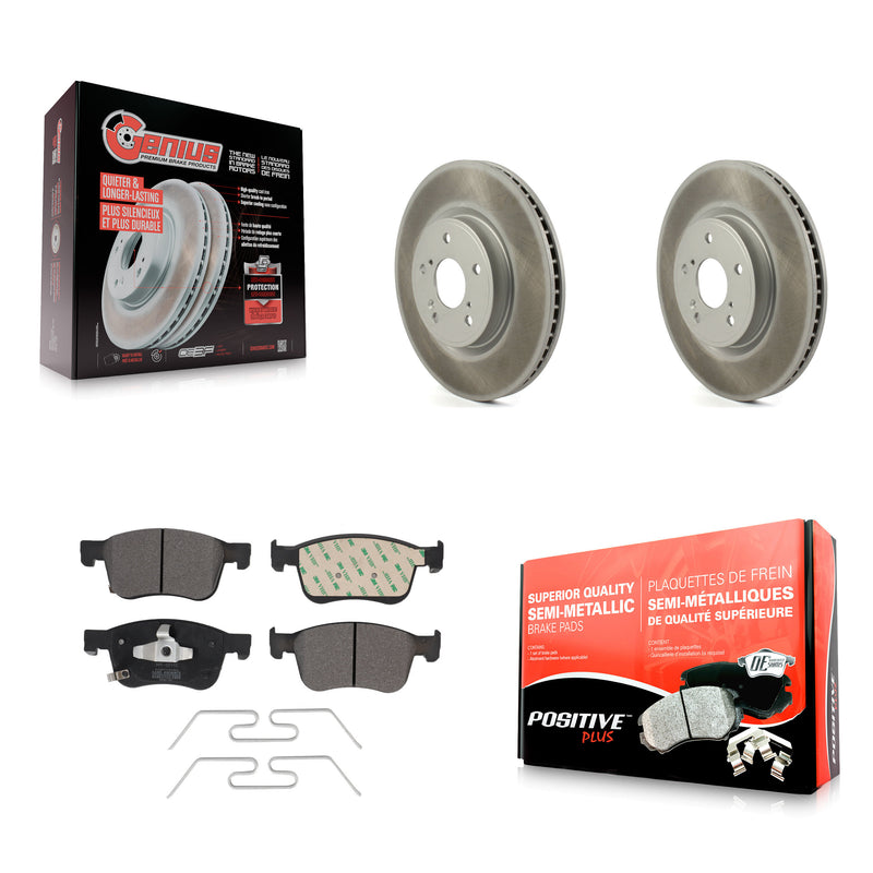 Transit Auto KGF-102120 Disc Brake Kit for 2018-2024 Acura Integra, Honda Accord, Honda Civic - Front