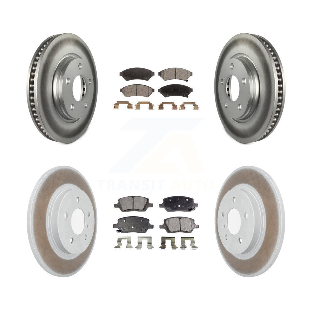 Transit Auto KGF-102121 Disc Brake Kit for 2005 Buick Terraza, Chevrolet Uplander, Saturn Relay - Front and Rear