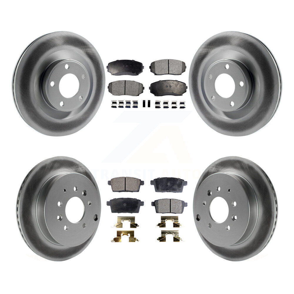 Transit Auto KGF-102123 Disc Brake Kit for 2007-2010 Ford Edge, Lincoln MKX - Front and Rear