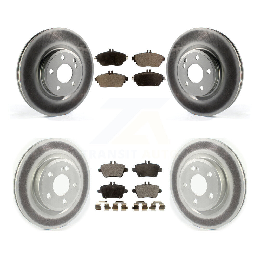 Transit Auto KGF-102127 Disc Brake Kit for 2014-2020 INFINITI QX30, Mercedes-Benz CLA250, Mercedes-Benz GLA250 - Front and Rear